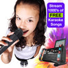 Easy Karaoke Bluetooth® Karaoke System with LED Light Effects + 1 Microphone