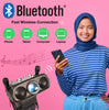 Easy Karaoke Smart Bluetooth® Karaoke System + 4 Microphones