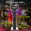 Easy Karaoke Smart Bluetooth® Karaoke System + 2 x Wireless / 2 wired Microphones